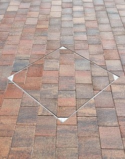 Recessed drain cover