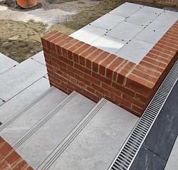 Brickwork steps
