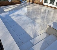 Porcelain patio