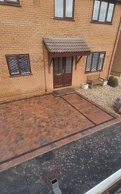 Block paving driveway project by Palmscapes Ltd