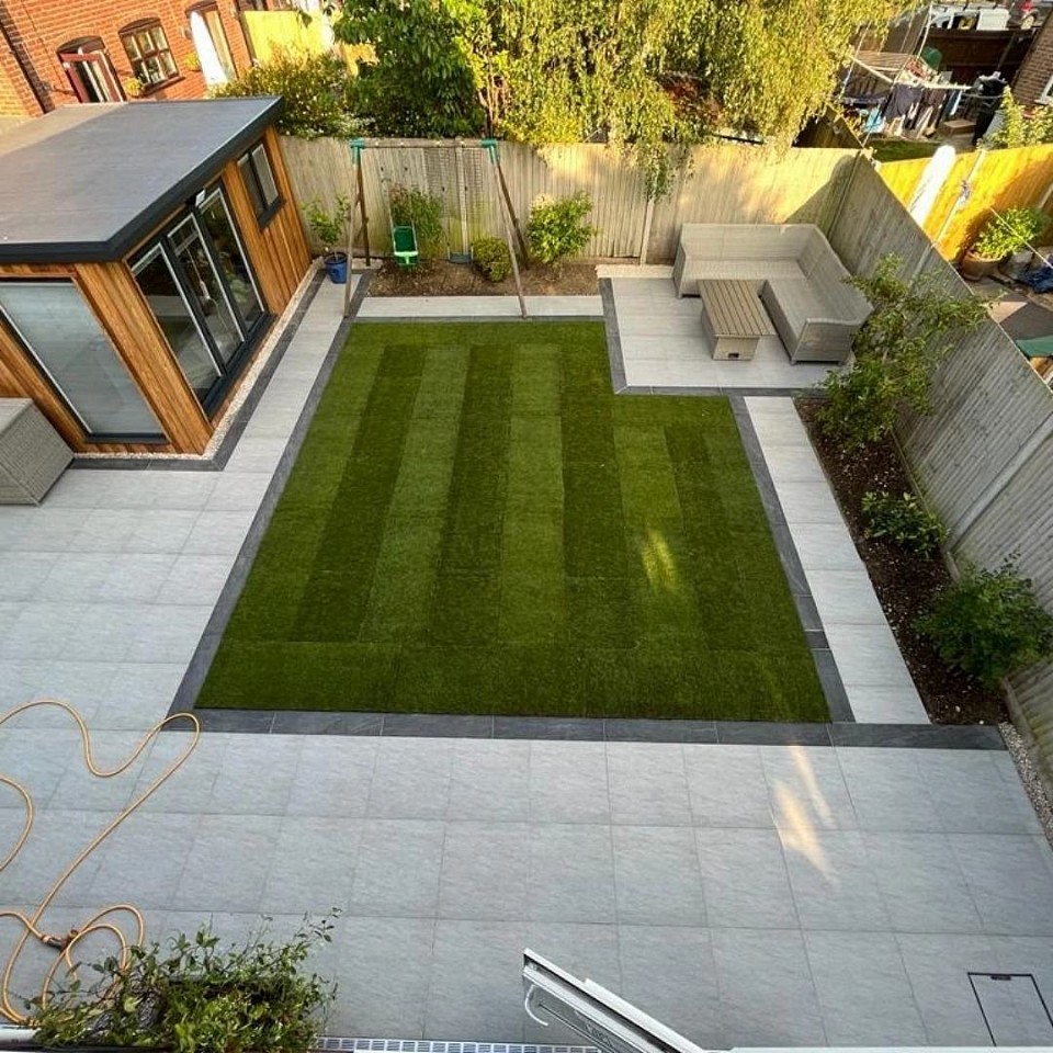 Full garden lanscping project in Locks Heath