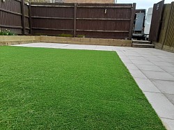 Artificial grass installed in Fareham town
