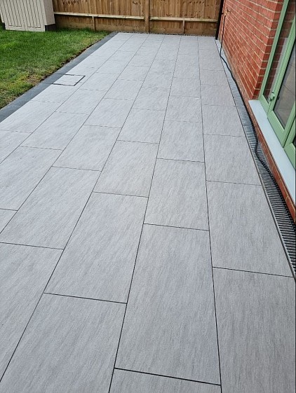 Porcelain paving in Fareham