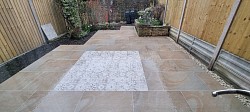 Porcelain patterned tiles installed in Fareham