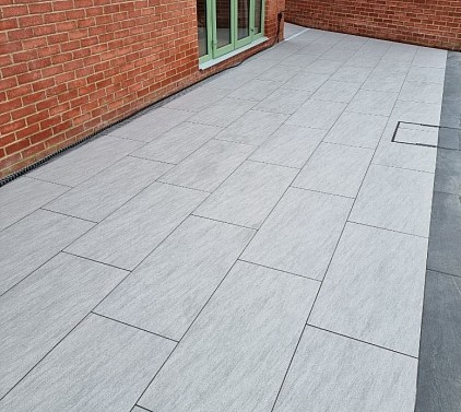 Porcelain patio installers