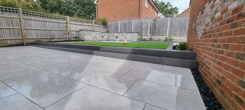 Patio installer, porcelain paving installations, natural stone installer