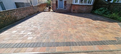 Block paving installations